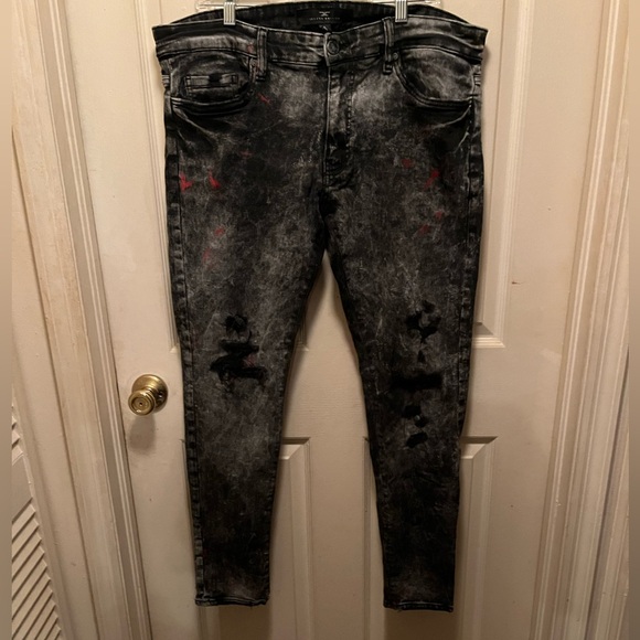 JORDAN CRAIG Legacy Edition Men’s Ross Distressed Denim Jeans. Sz 40X31.5. - Picture 1 of 10